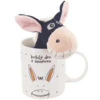 Hrnček 0,39L porcelánový + hračka