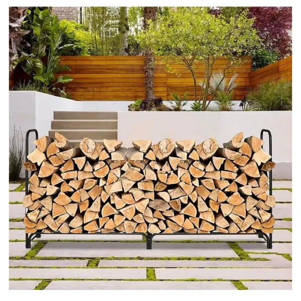 Stojan na drevo s plachtou 122x36x122cm Stojan na drevo s plachtou 122x36x122cm