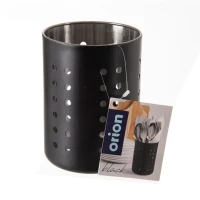 Stojan na príbor 9,3cm nerez Black Stojan na príbor 9,3cm nerez Black