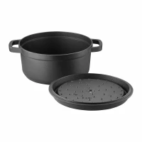 Hrniec liatinový 20cm s pokrievkou Iron Hrniec liatinový 20cm s pokrievkou Iron
