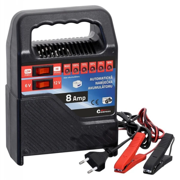 Nabíjačka akumulátorov 8Amp 6/12V Nabíjačka akumulátorov 8Amp 6/12V