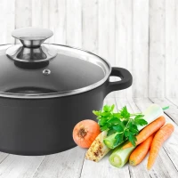 Hrniec GRANDE 20cm sklenená pokrievka