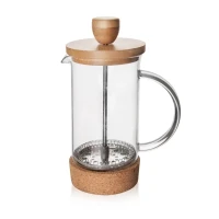 Konvica 1L kafetier sklo/nerez/bambus Konvica 1L kafetier sklo/nerez/bambus