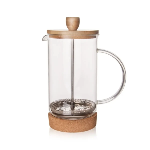 Konvica 1L kafetier sklo/nerez/bambus Konvica 1L kafetier sklo/nerez/bambus