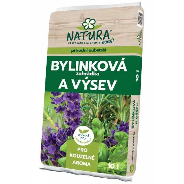 Substrát Bylinková záhradka 10L Natura Substrát Bylinková záhradka 10L Natura