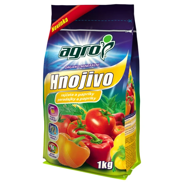 Hnojivo organicko-minerálne paradajky a papriky 1kg Hnojivo organicko-minerálne paradajky a papriky 1kg