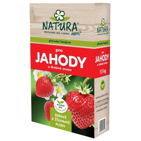 Hnojivo Natura org. na jahody/drob.ovocie 1,50kg Hnojivo Natura org. na jahody/drob.ovocie 1,50kg