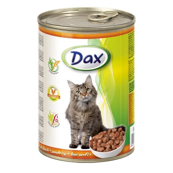 Krmivo pre mačky konzerva Dax 415g Krmivo pre mačky konzerva Dax 415g