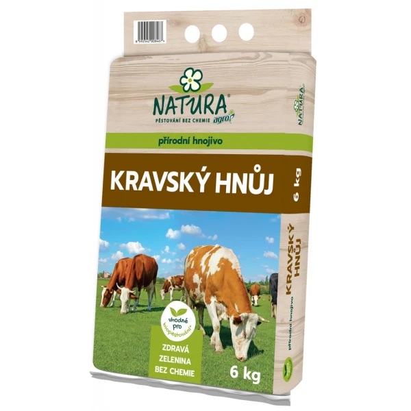 Hnojivo Natura kravský hnoj 6kg Hnojivo Natura kravský hnoj 6kg